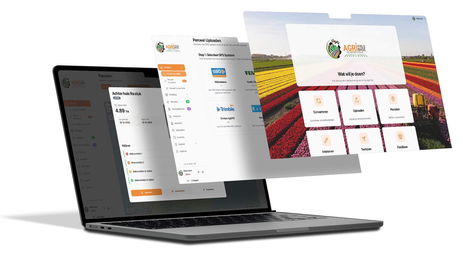 Agri FieldBase | GPS conversion & field management